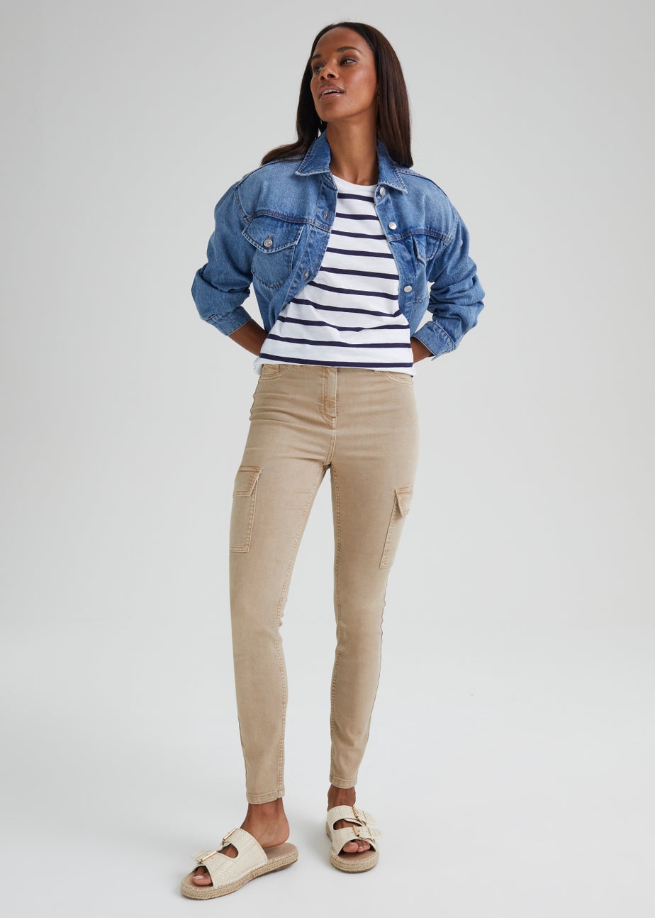 Navy Stripe Longline T-Shirt