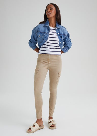 Navy Stripe Longline T-Shirt