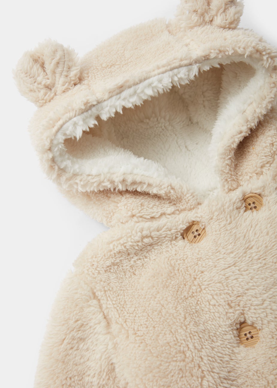 Baby Beige Borg Jacket (Newborn-18mths)