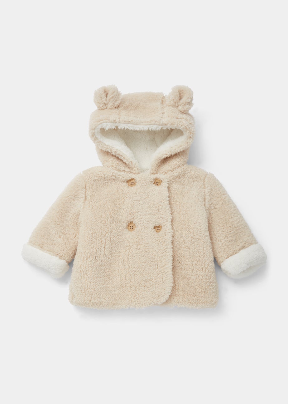 Baby Beige Borg Jacket (Newborn-18mths)