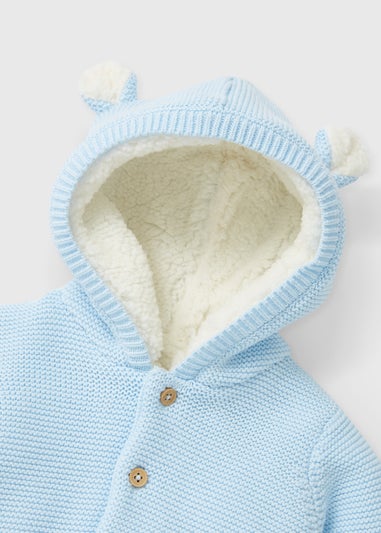 Baby Blue Borg Cardigan (Newborn-23mths)