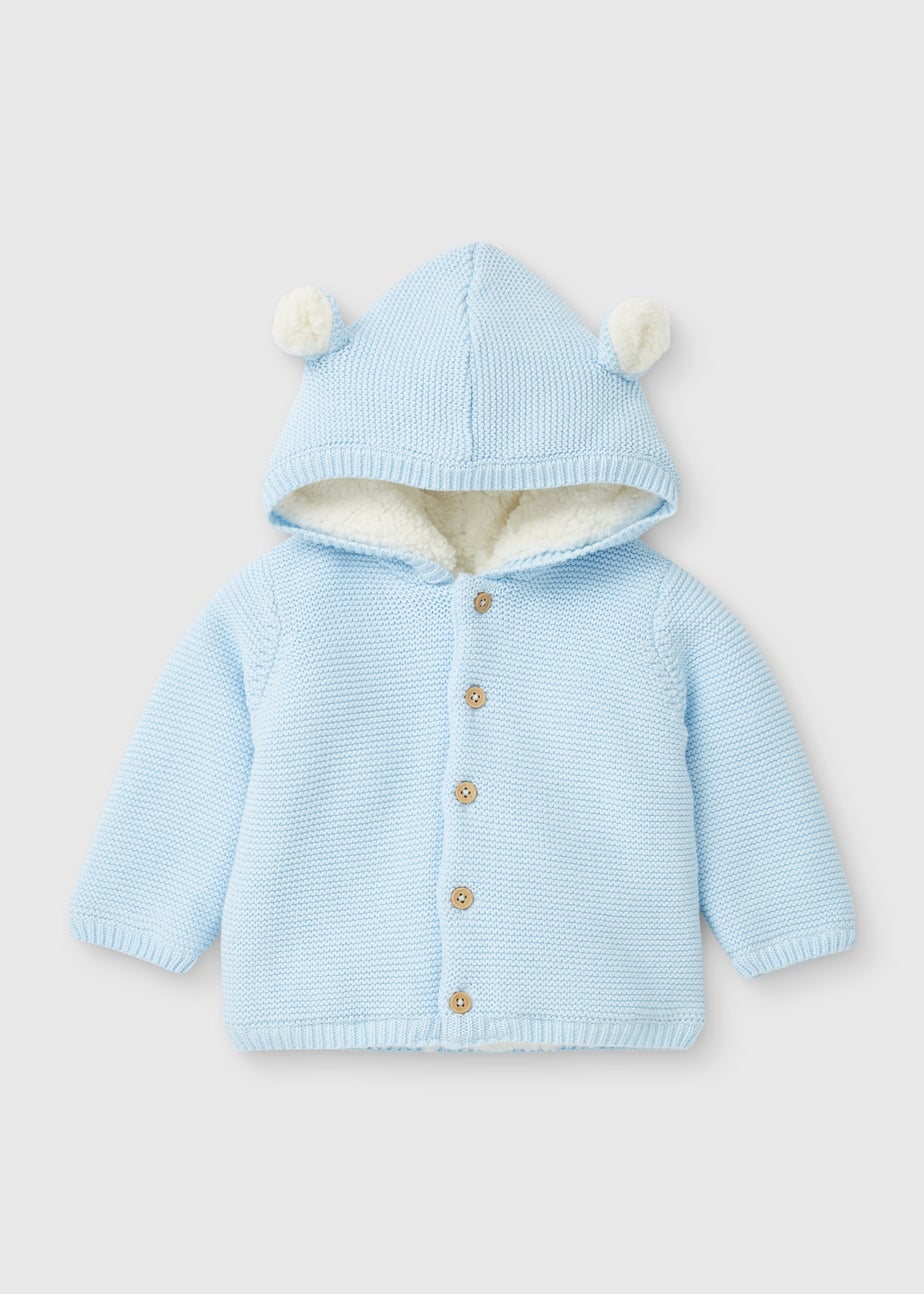 Baby Blue Borg Cardigan (Newborn-23mths)