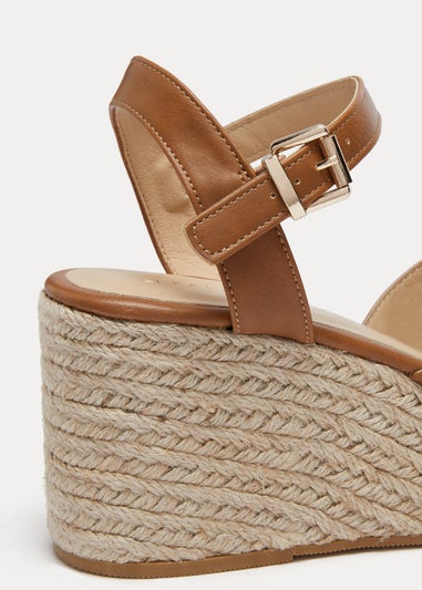 Tan Whipstitch Espadrilles