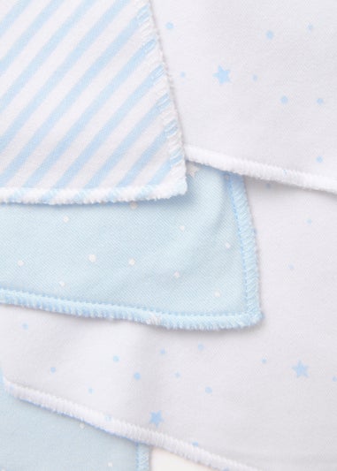 5 Pack Blue Bandana Bibs