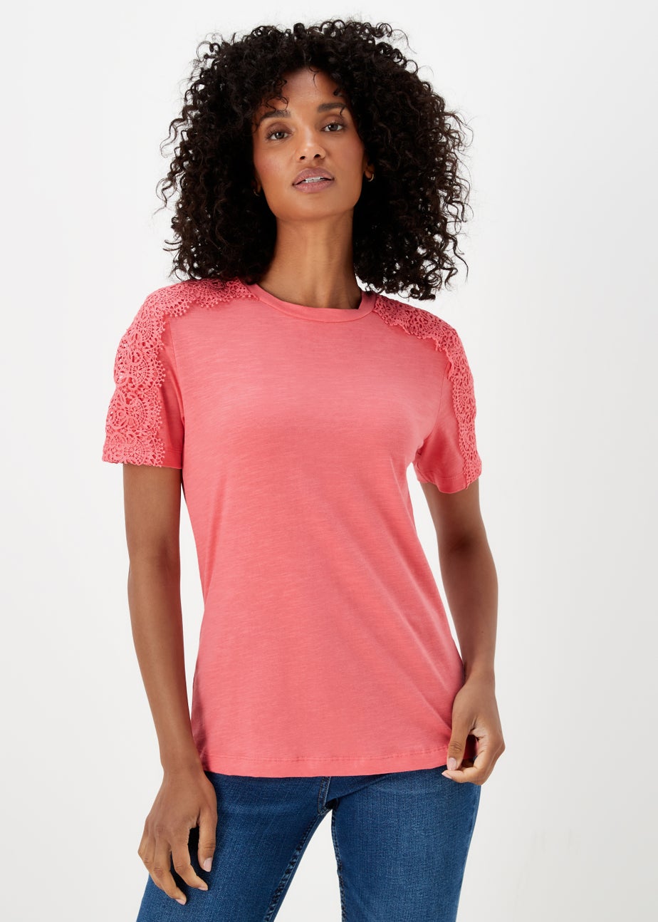 Pink Lace T-Shirt