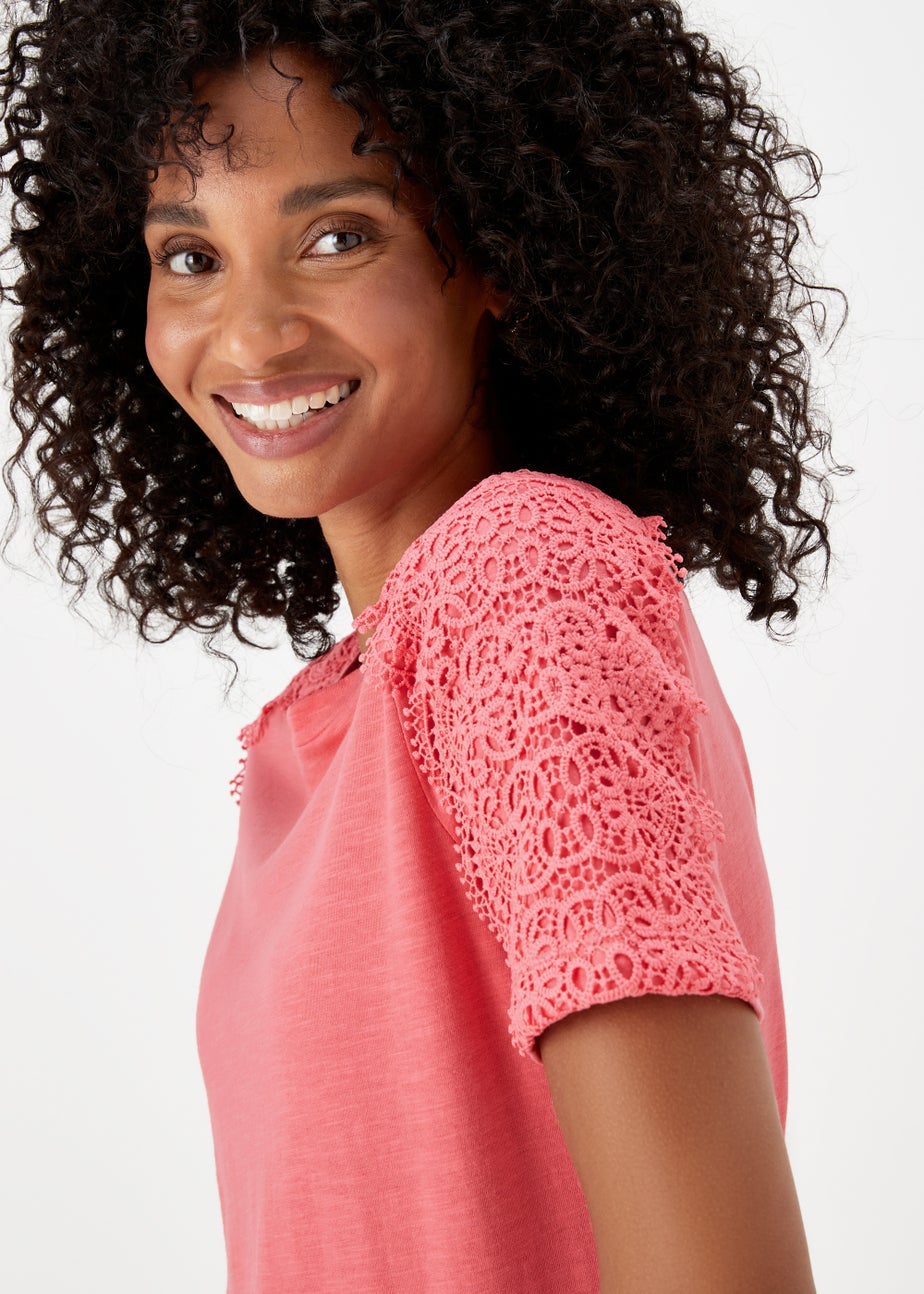 Pink Lace T-Shirt
