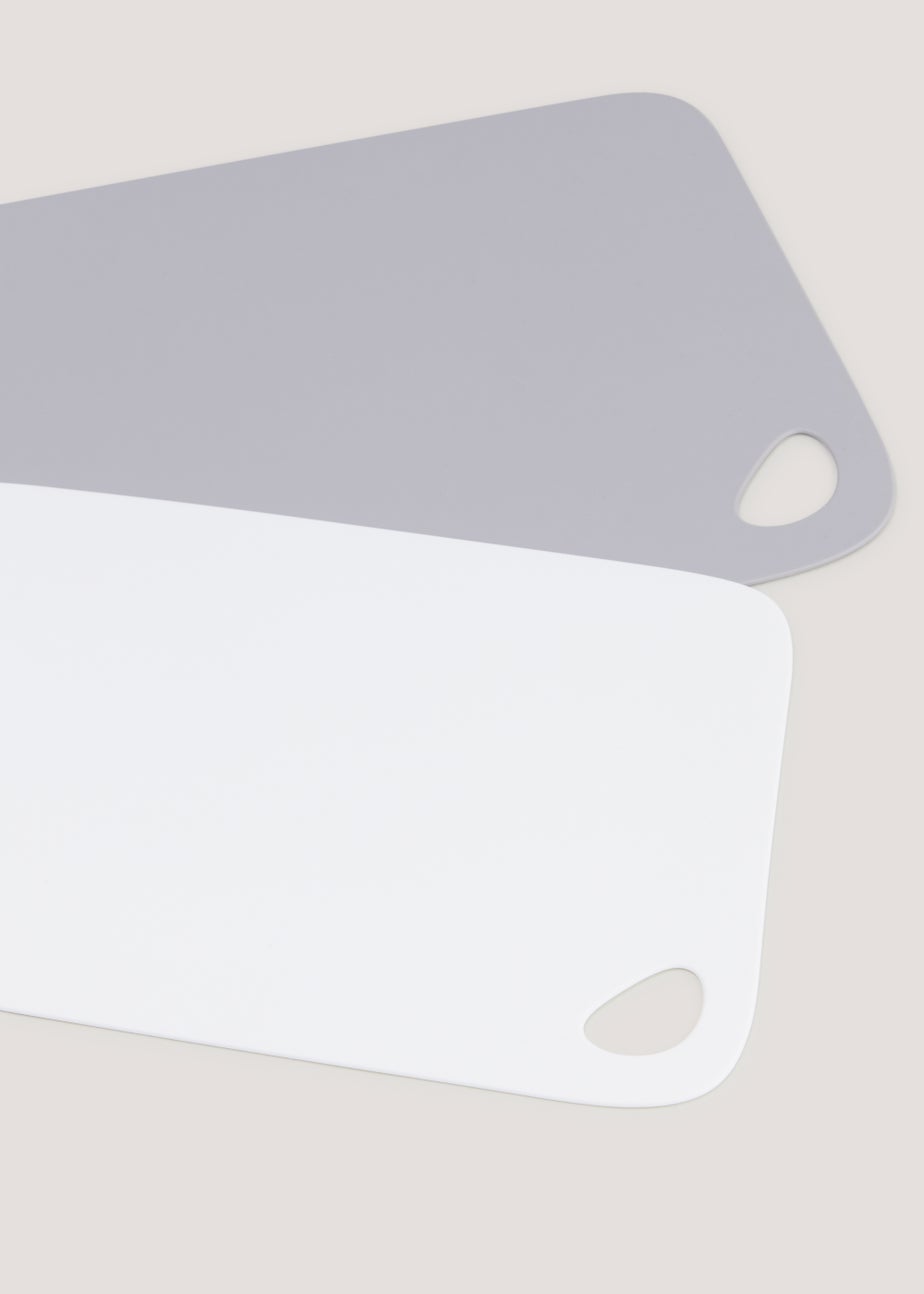 2 Pack Grey & White Chopping Boards