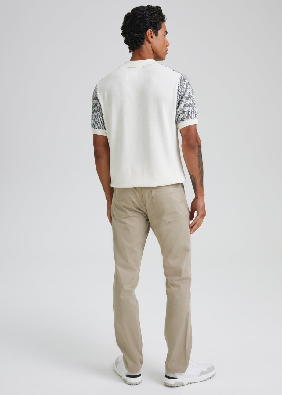 Stone Textured Chino Trousers