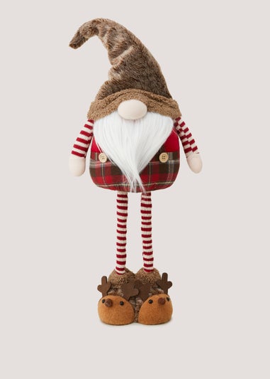 Natural Pull Up Christmas Gonk (25cm x 12cm x 57-75cm)