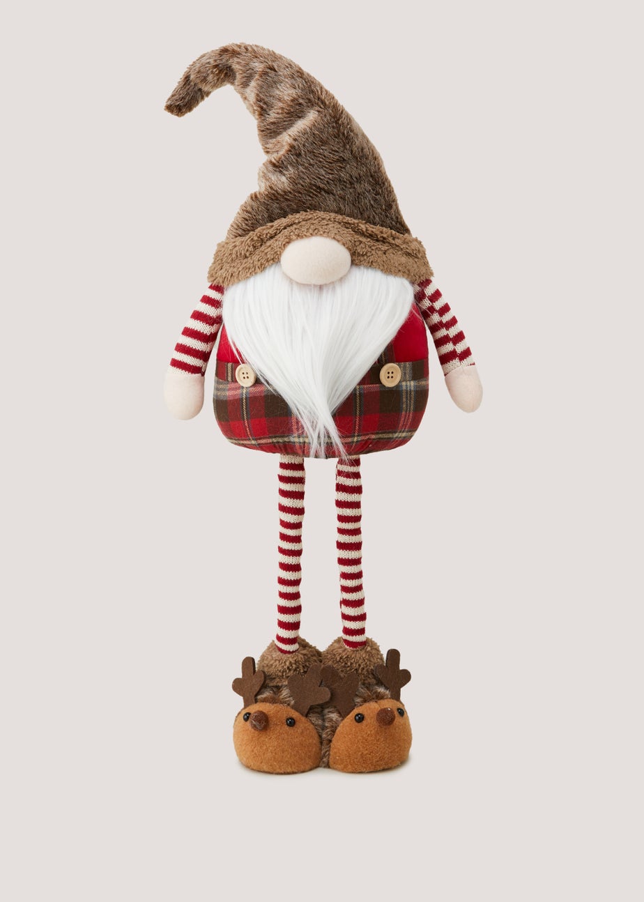 Natural Pull Up Christmas Gonk (25cm x 12cm x 57-75cm)