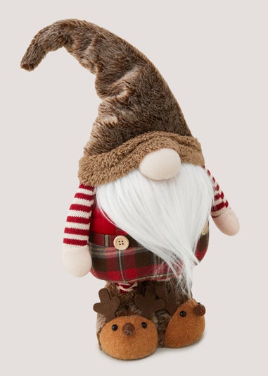 Natural Pull Up Christmas Gonk (25cm x 12cm x 57-75cm)