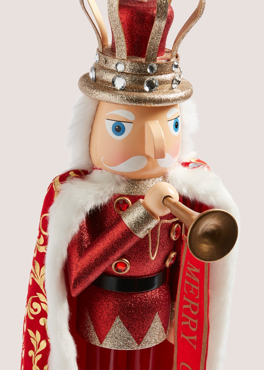Flag Christmas Nutcracker (13.5cm x 13cm x 54cm)