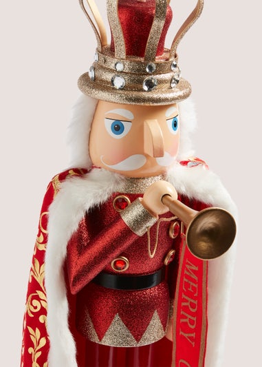 Flag Christmas Nutcracker (13.5cm x 13cm x 54cm)