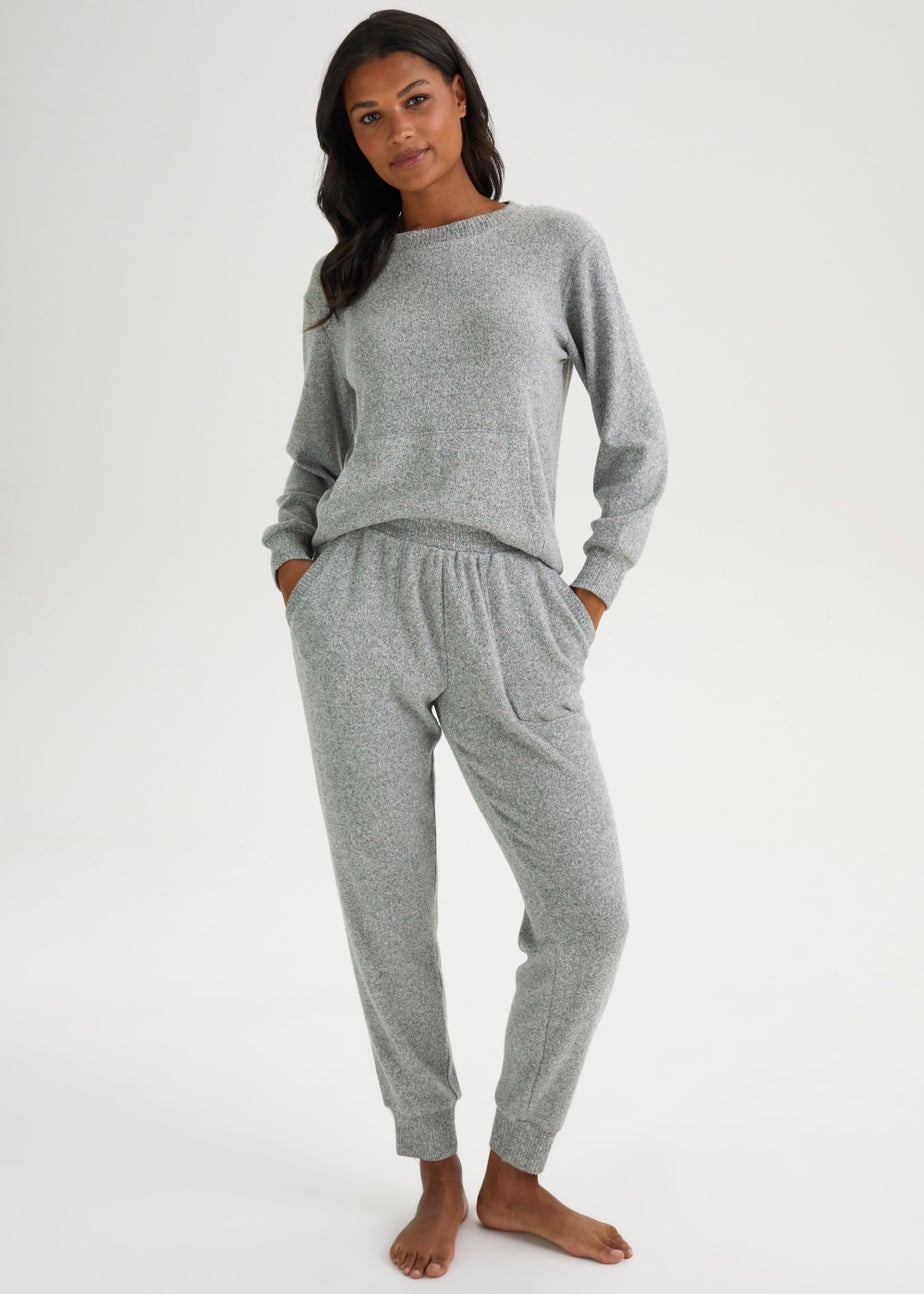 Grey Marl Lounge Bottoms