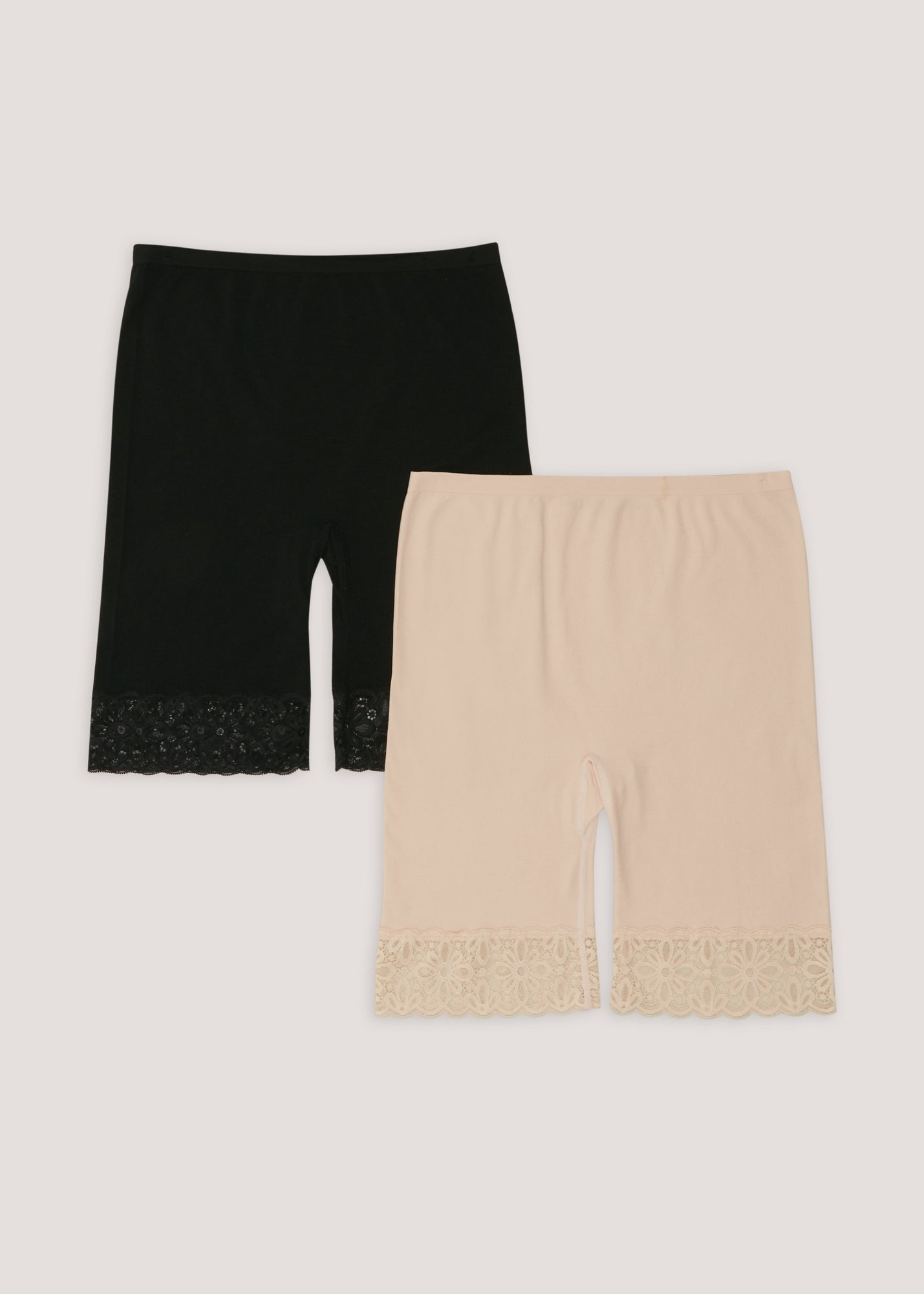 2 Pack Seamless Lace Cycling Shorts - Matalan