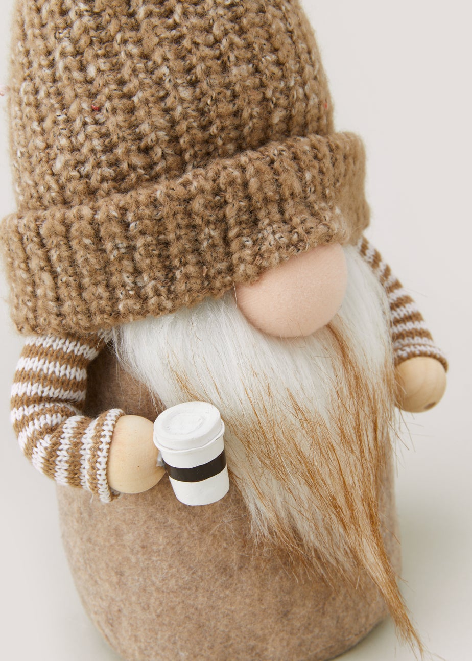 Natural Medium Christmas Gonk (15cm x 11cm x 32cm)