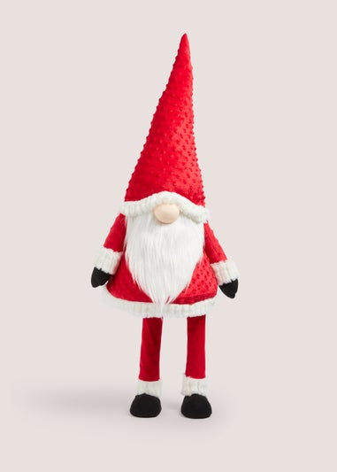 Red Wobbly Christmas Gonk (33cm x 27cm x 92cm)