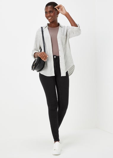 April Black Skinny Jeans (Long Length)