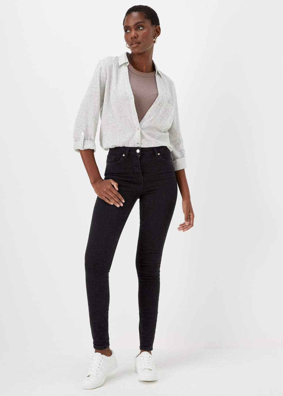 April Black Skinny Jeans (Long Length)