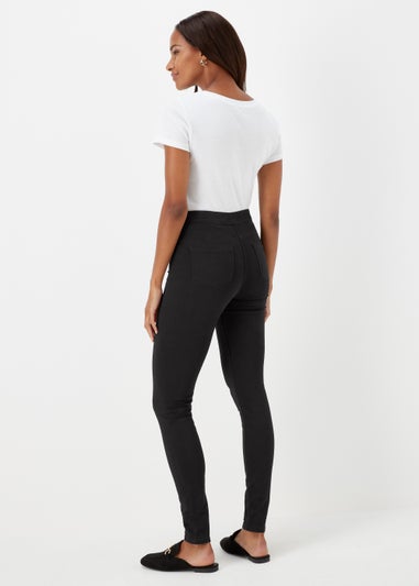 Jessie Black High Waisted Skinny Jeans (Long Length)