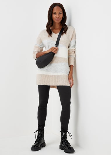 Jessie Black High Waisted Skinny Jeans (Long Length)