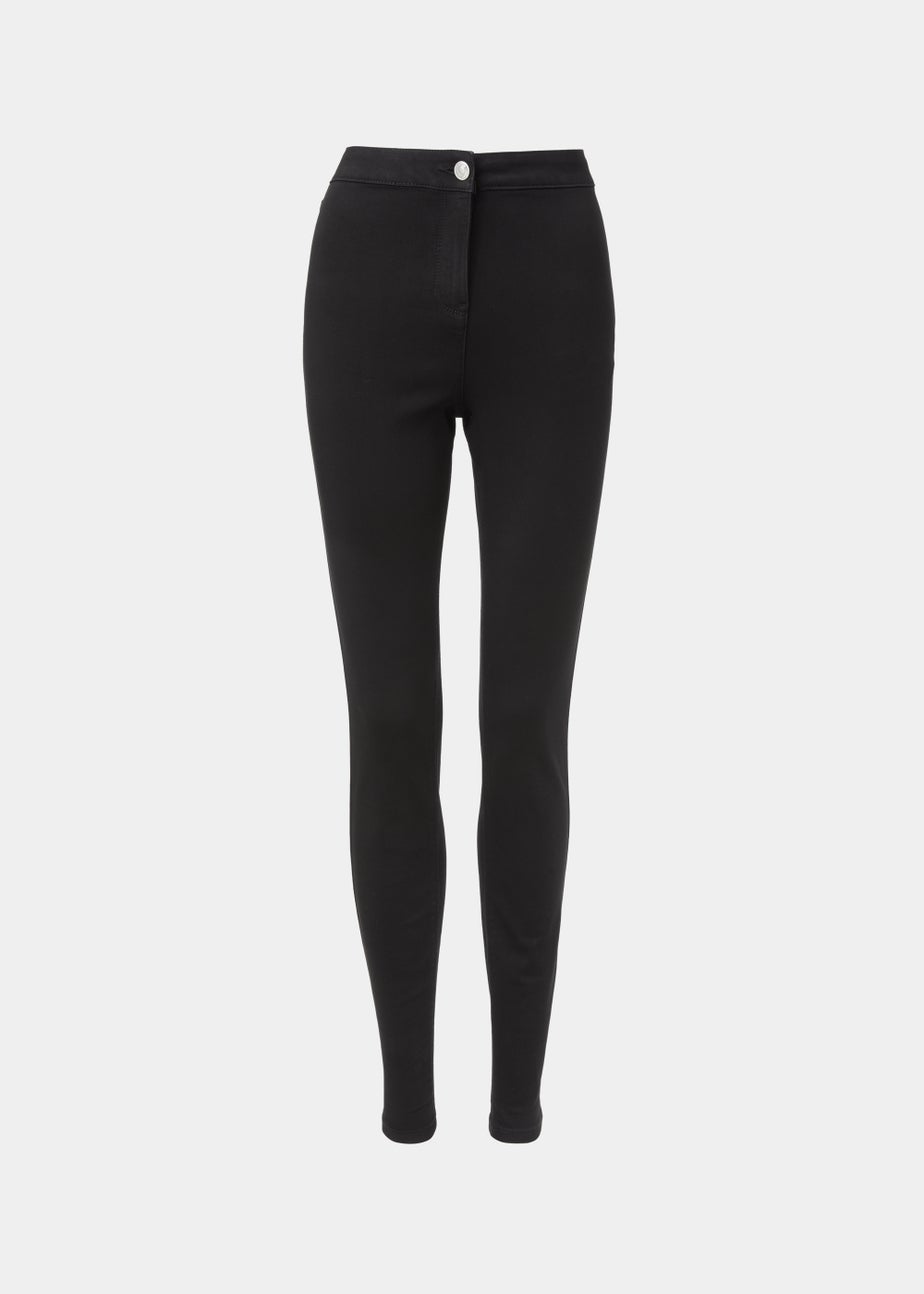 Jessie Black High Waisted Skinny Jeans (Long Length)