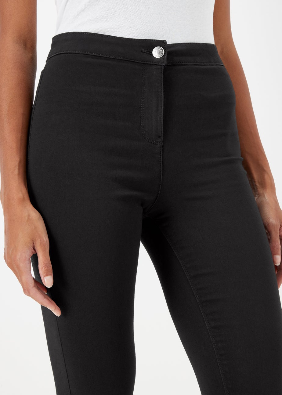 Jessie Black High Waisted Skinny Jeans (Long Length)