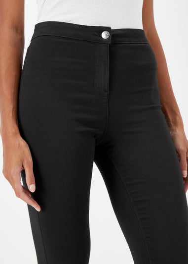 Jessie Black High Waisted Skinny Jeans (Long Length)