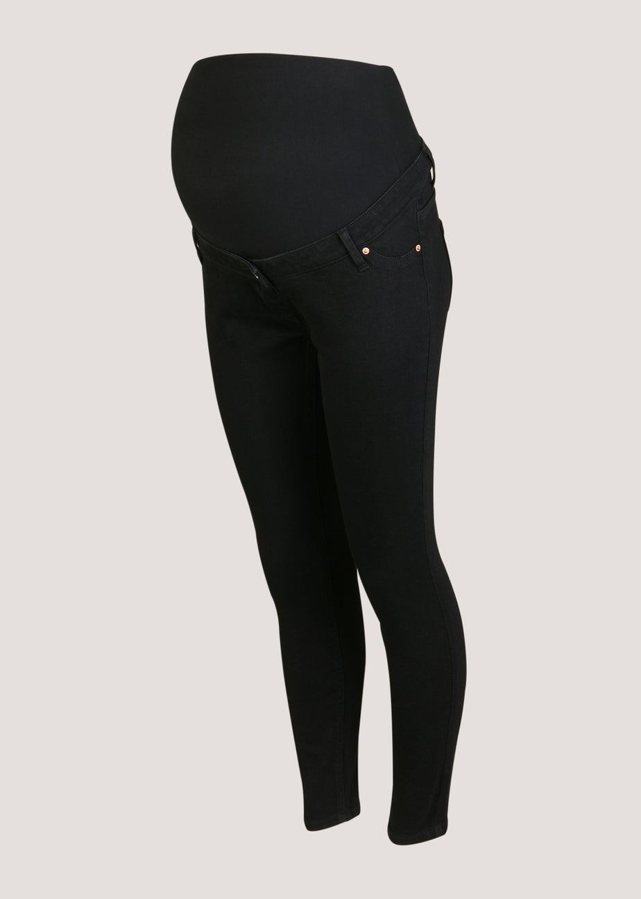 Maternity April Black Over The Bump Skinny Jeans