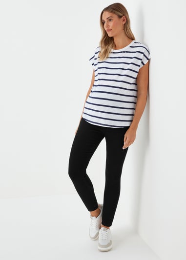 Maternity April Black Over The Bump Skinny Jeans