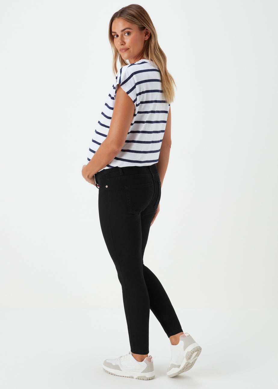 Maternity April Black Over The Bump Skinny Jeans