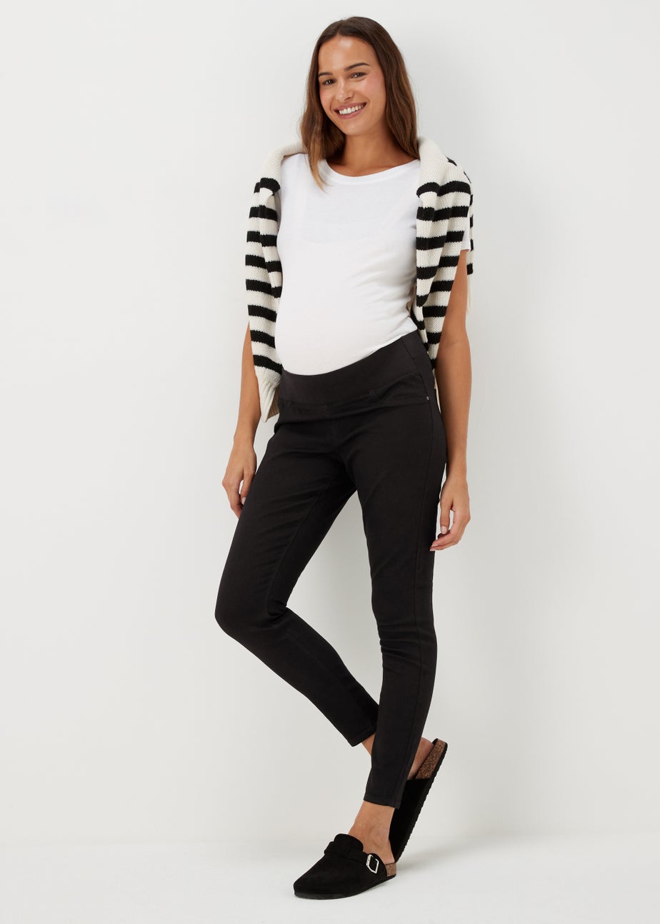 Maternity Rosie Black Under The Bump Jeggings