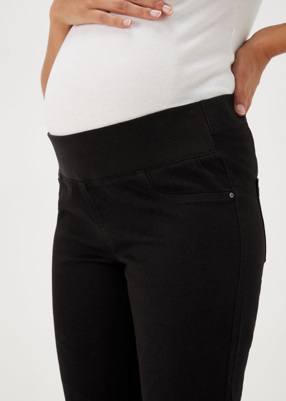 Maternity Rosie Black Under The Bump Jeggings