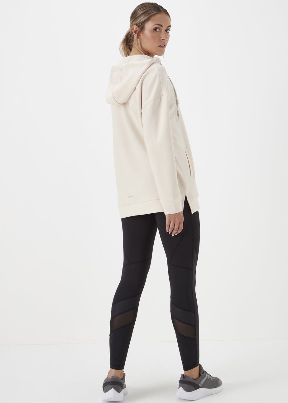 Souluxe Cream Longline Hoodie