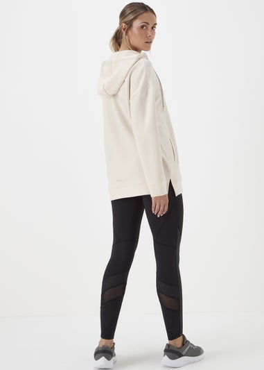 Souluxe Cream Longline Hoodie