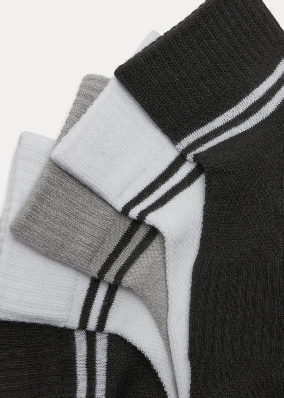 US Athletic 5 Pack Multicoloured Quarter Sports Socks