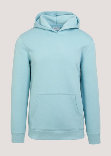 Blue Pull-On Hoodie