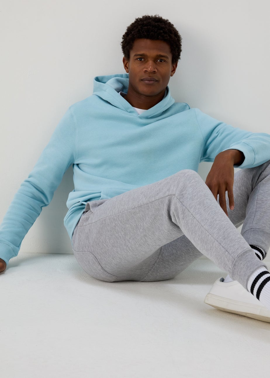 Blue Pull-On Hoodie