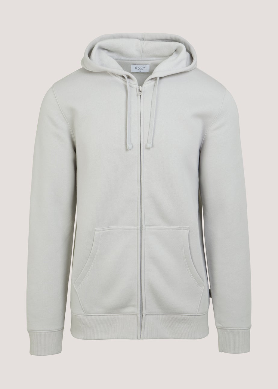 Grey Zip Up Hoodie