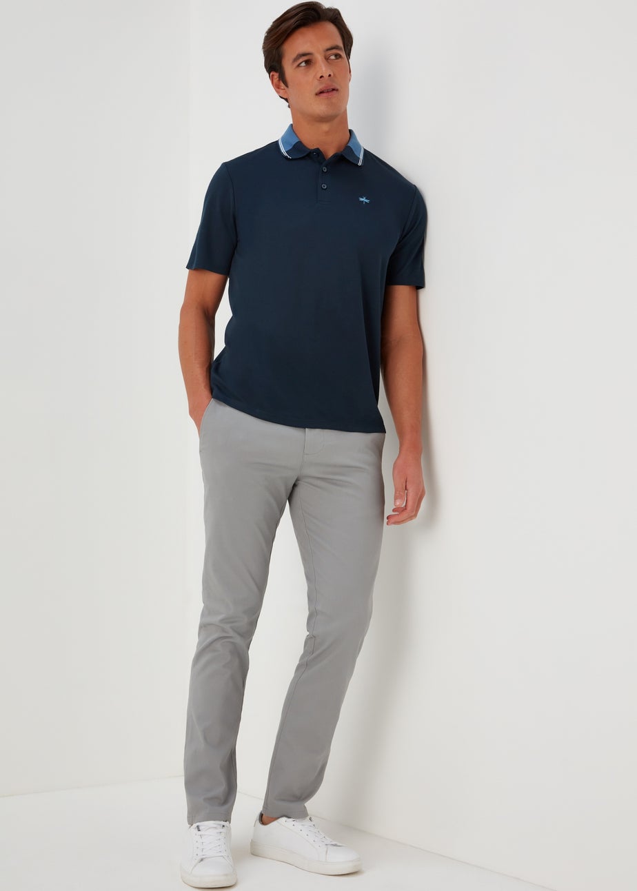 Navy Modal Polo Shirt