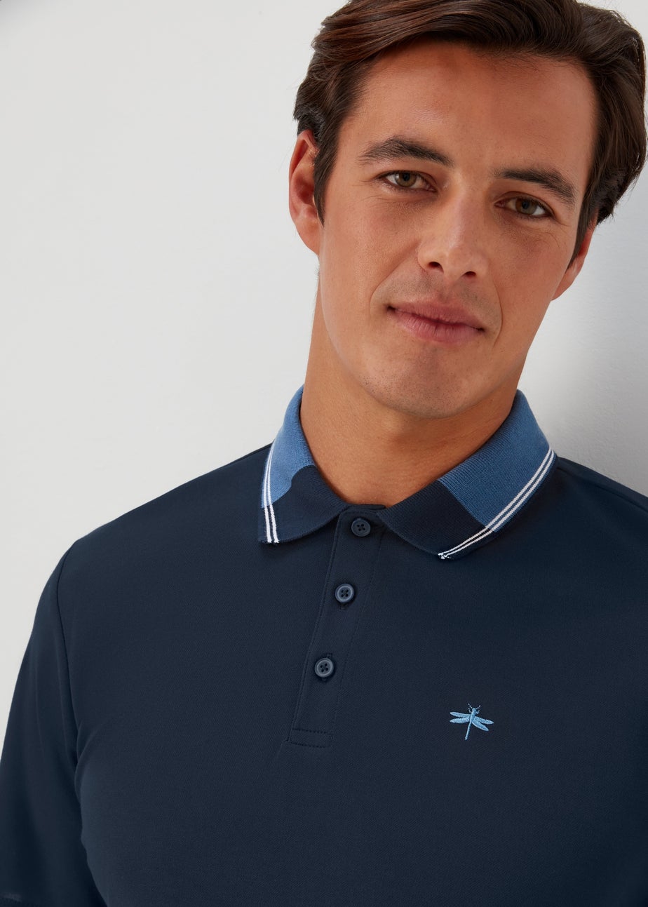 Navy Modal Polo Shirt