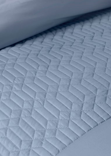 Midnight Blue Geo Pinsonic Duvet Cover