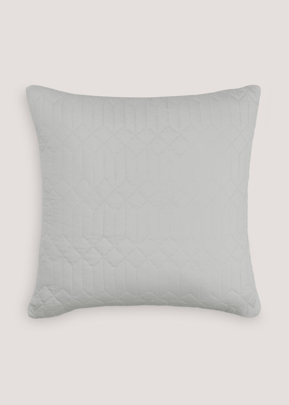 Grey Geo Pinsonic Cushion