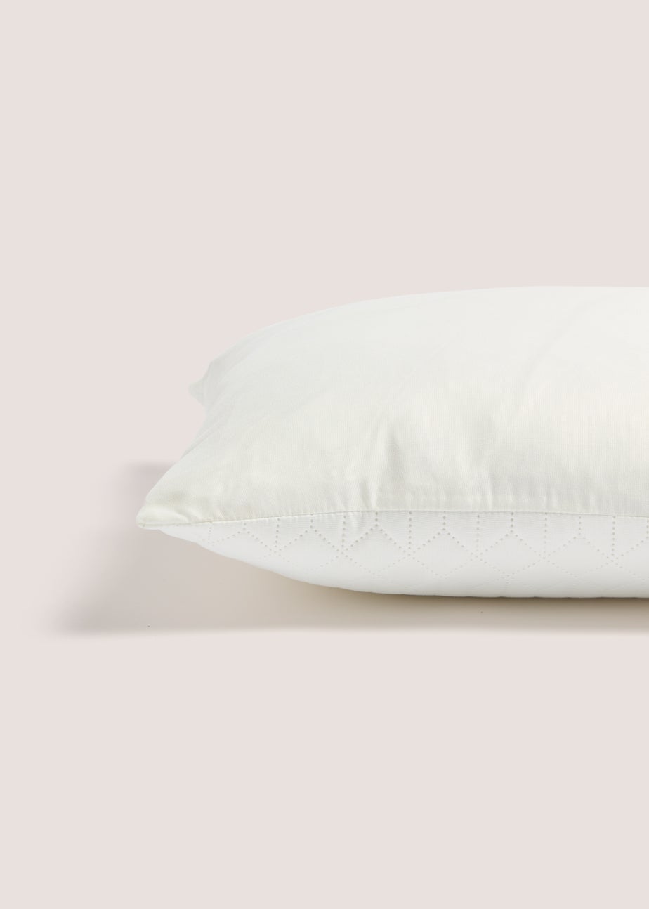 White Geo Pinsonic Cushion (40cm x 40cm)