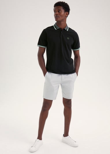 Black Tipped Polo Shirt