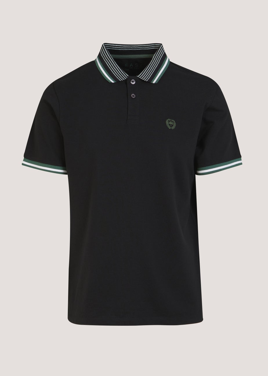 Black Tipped Polo Shirt