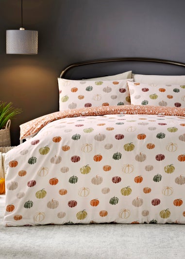 Orange Pumpkin Duvet Cover