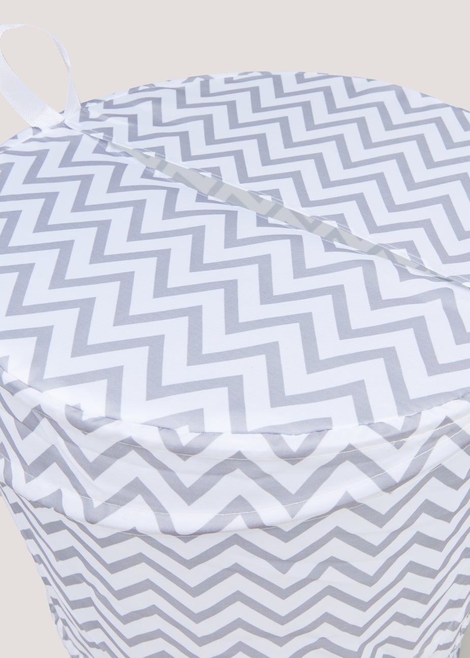 Grey Pop Up Laundry Basket