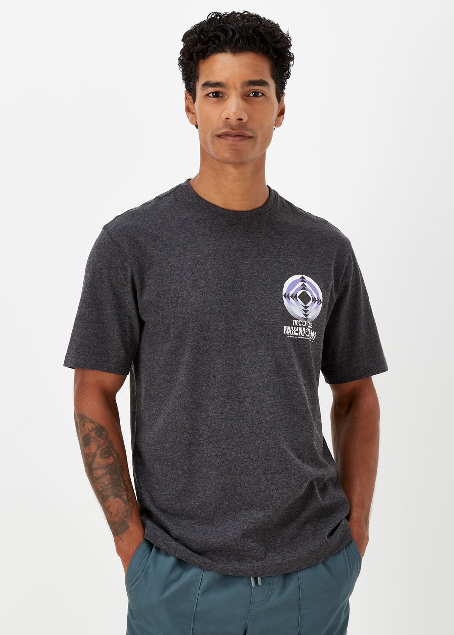 3 Pack Multicoloured Distortion Print T-Shirts