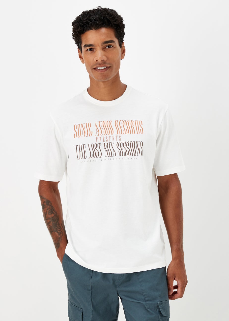 3 Pack Multicoloured Distortion Print T-Shirts